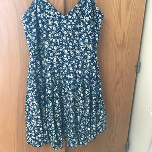 Blue Floral Dress